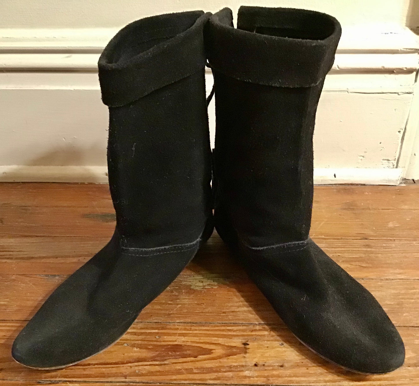 Vintage Leather/Suede Slouchy Boots