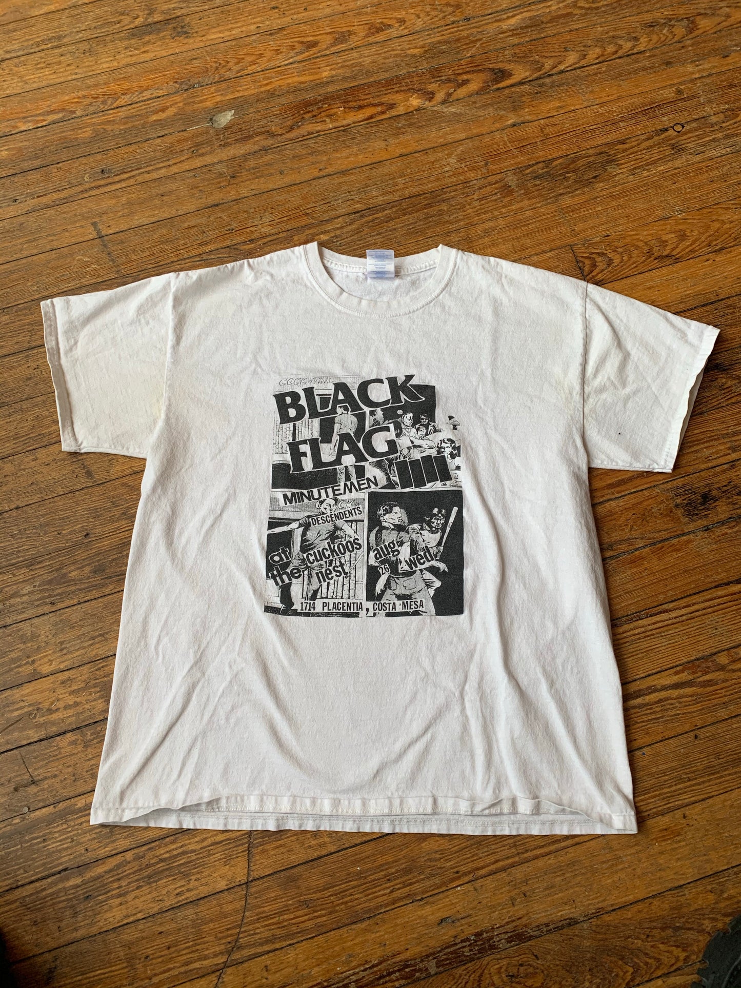 Black Flag Minutemen Descendants Show T-Shirt
