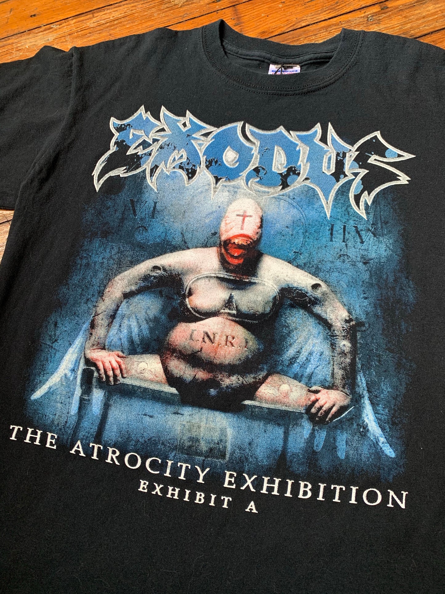 Pre-Loved Exodus 2008 The Atrocity Exhibition...Exhibit A Tour T-Shirt