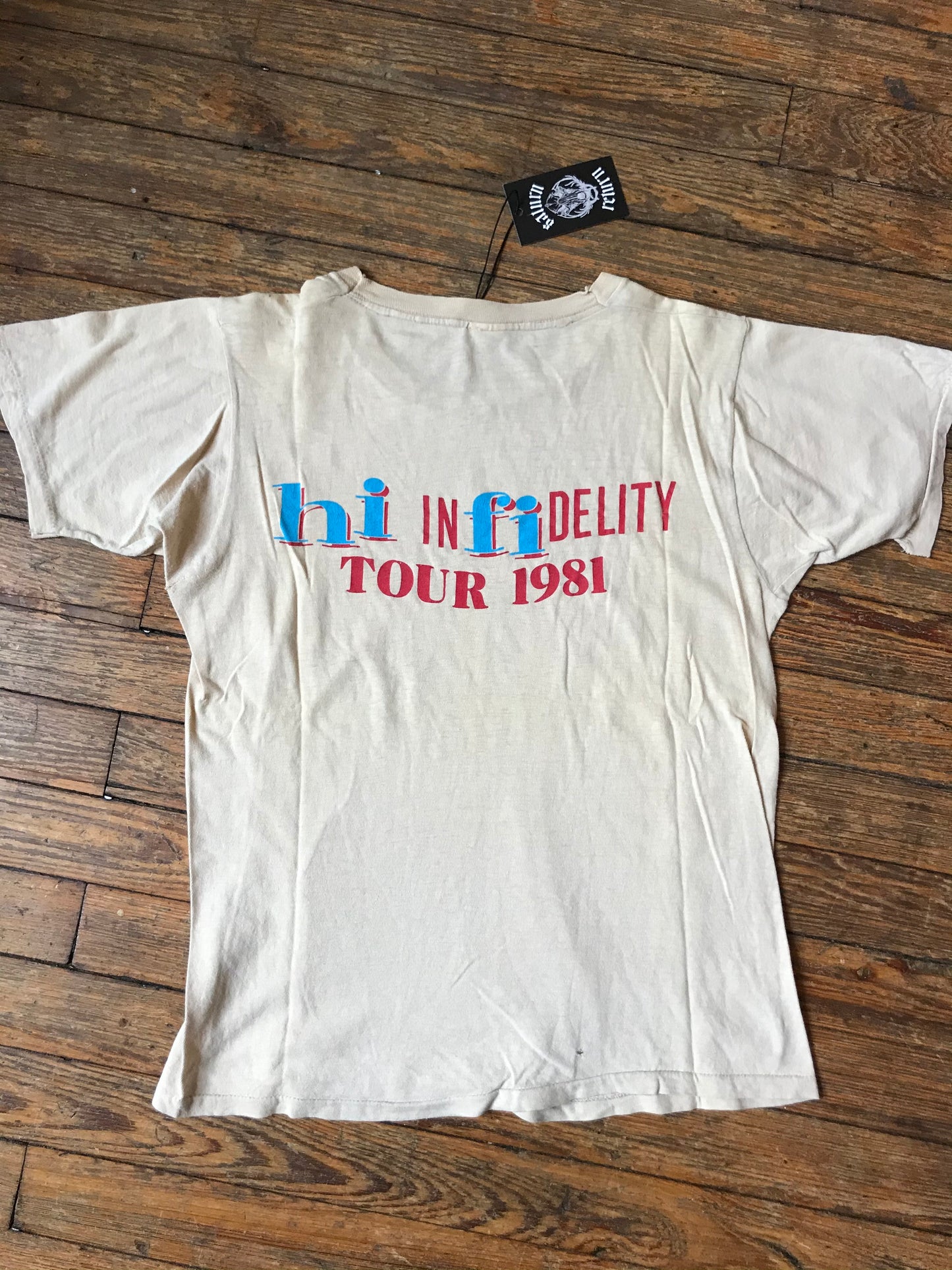Vintage 1981 REO Speedwagon Hi Infidelity Tour T-Shirt