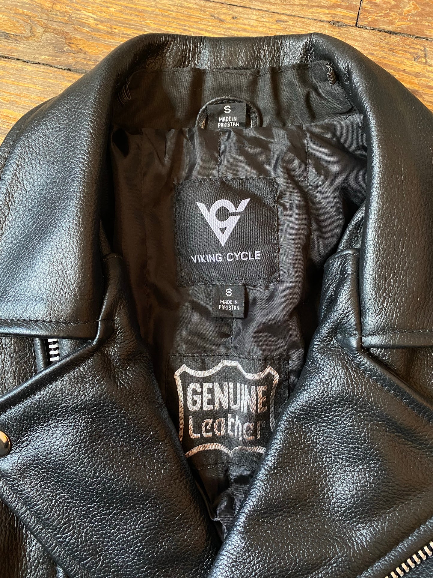 Viking Cycle Classic Black Moto Jacket