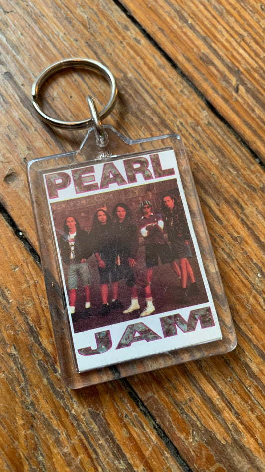 Vintage 90’s Deadstock Pearl Jam Band Photo Keychain