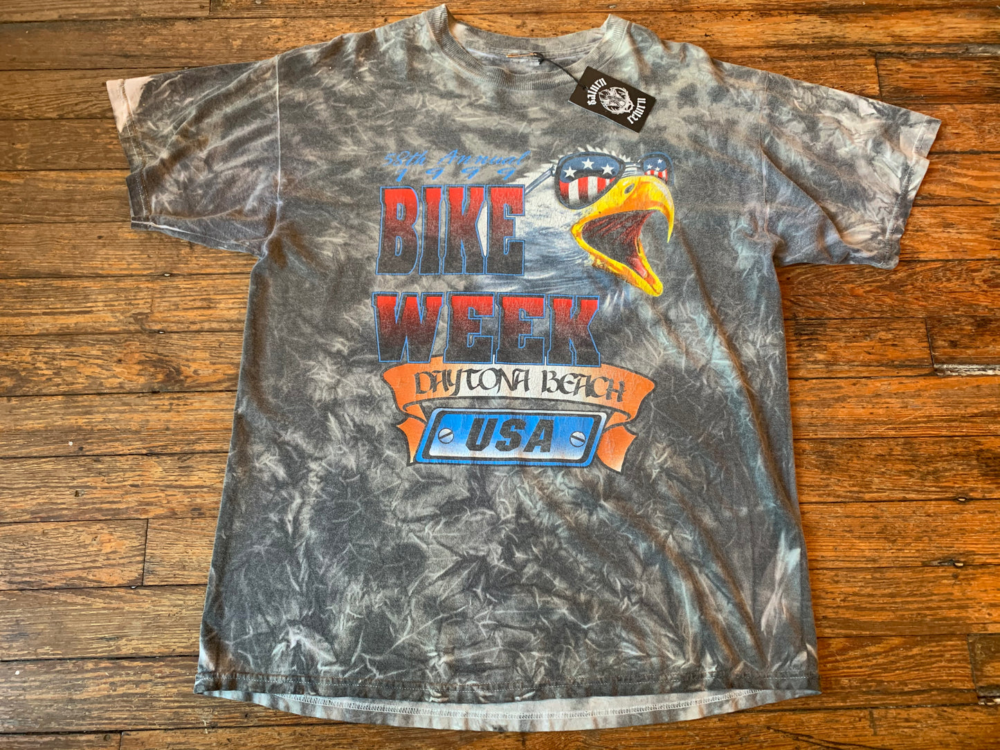 Vintage 1999 Daytona Bike Week Tie Dye T-Shirt