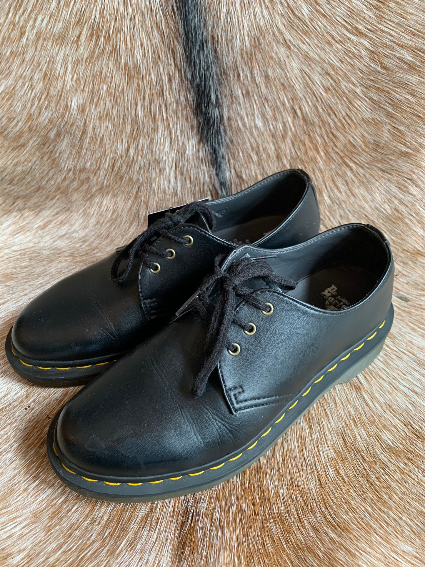 Doc Marten’s 1461 Black Smooth Vegan Leather Oxfords