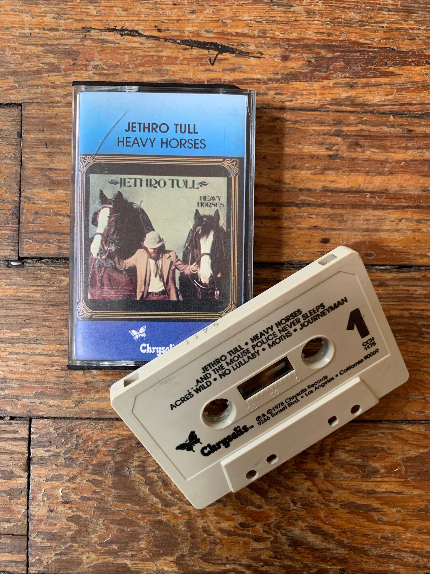 1978 Jethro Tull Heavy Horses Cassette Tape