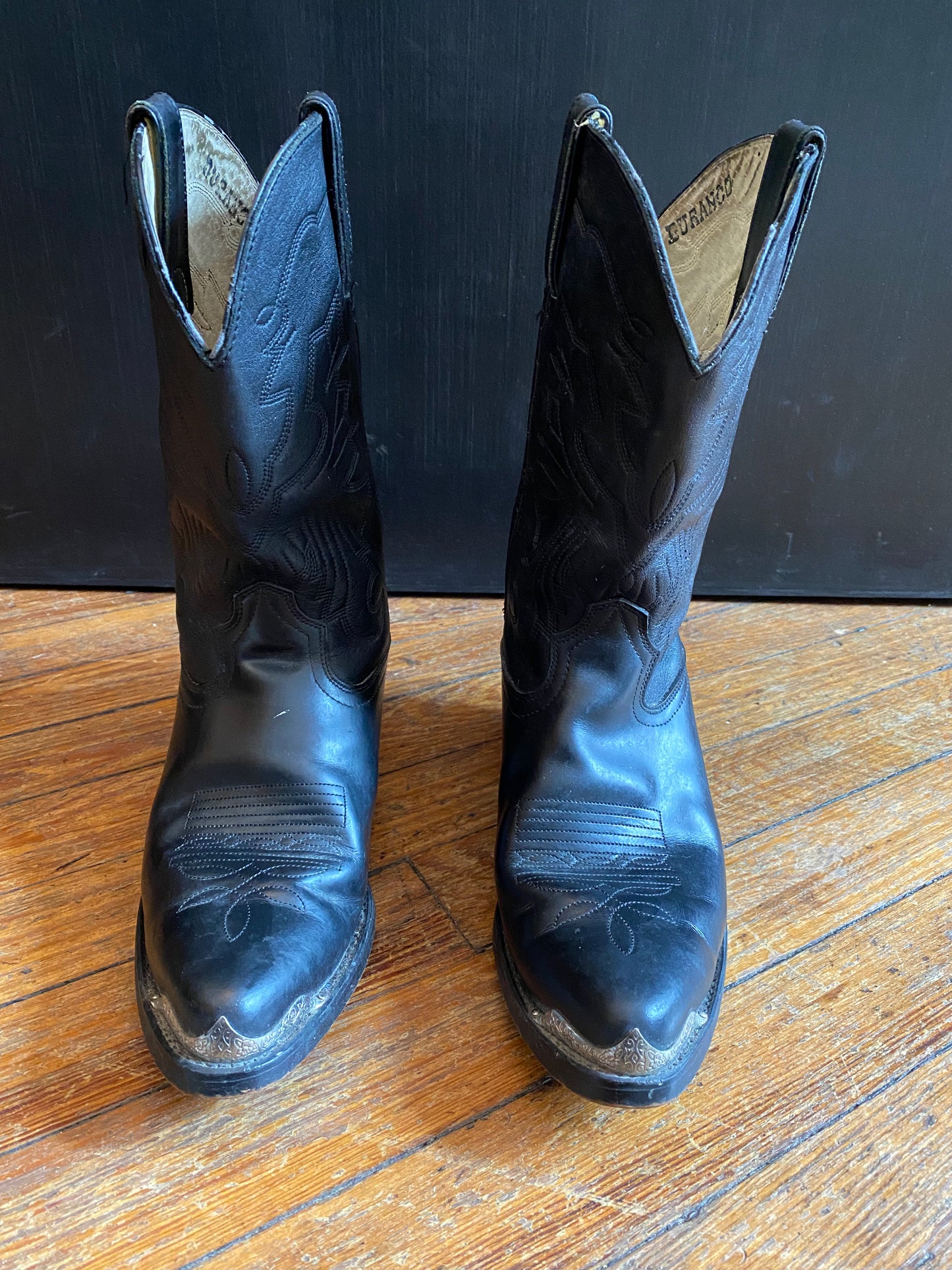 Vintage Durango Silver Tip Cowboy Boots