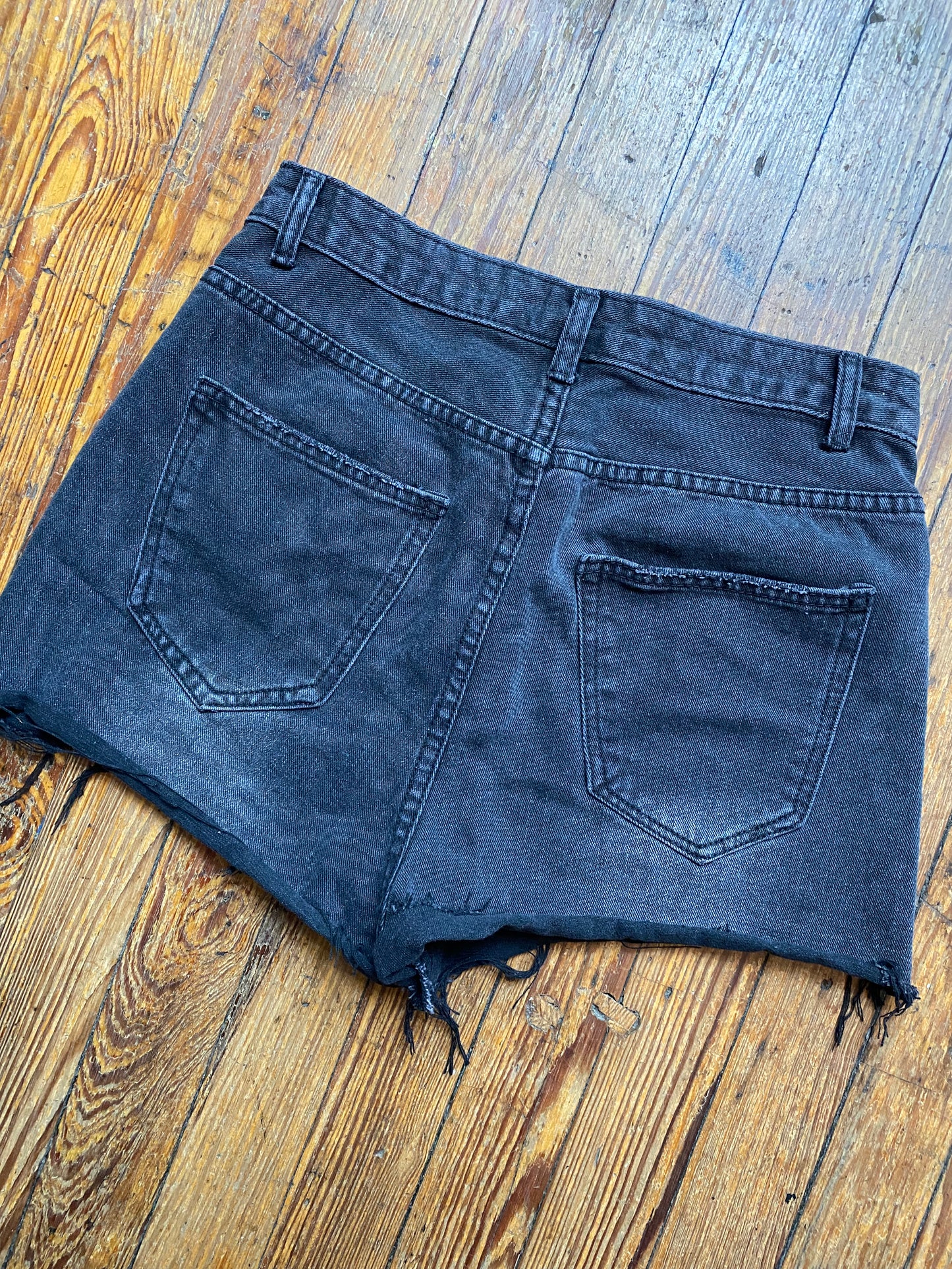 Jeans Brand Black Denim Shorts