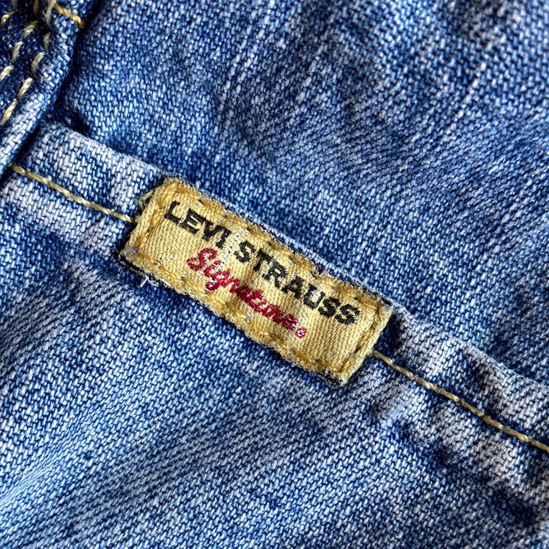 Vintage Levi Strauss Signature Workwear Light Wash Carpenter Jeans