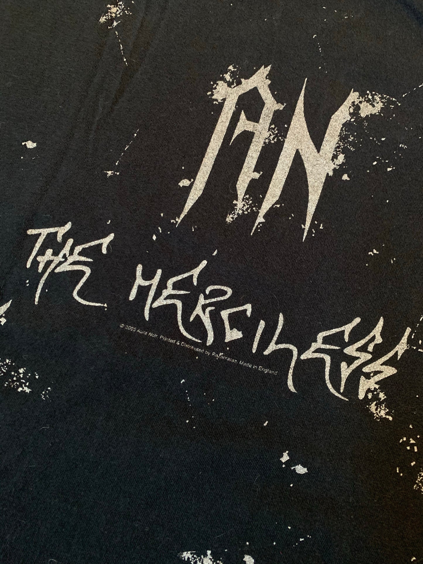 2005 Official Aura Noir The Merciless T-Shirt