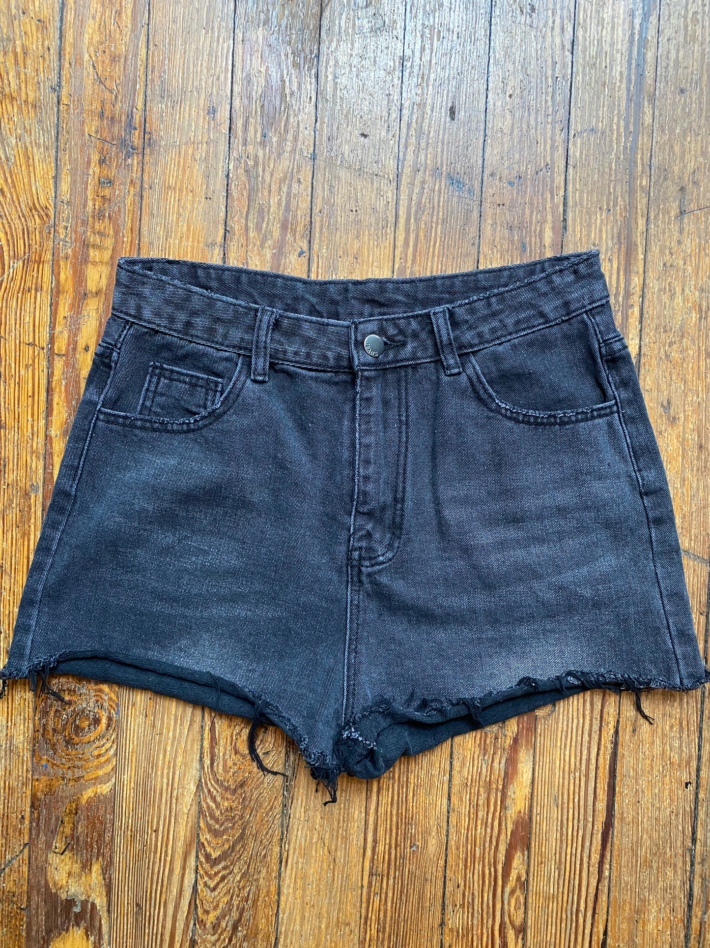 Jeans Brand Black Denim Shorts