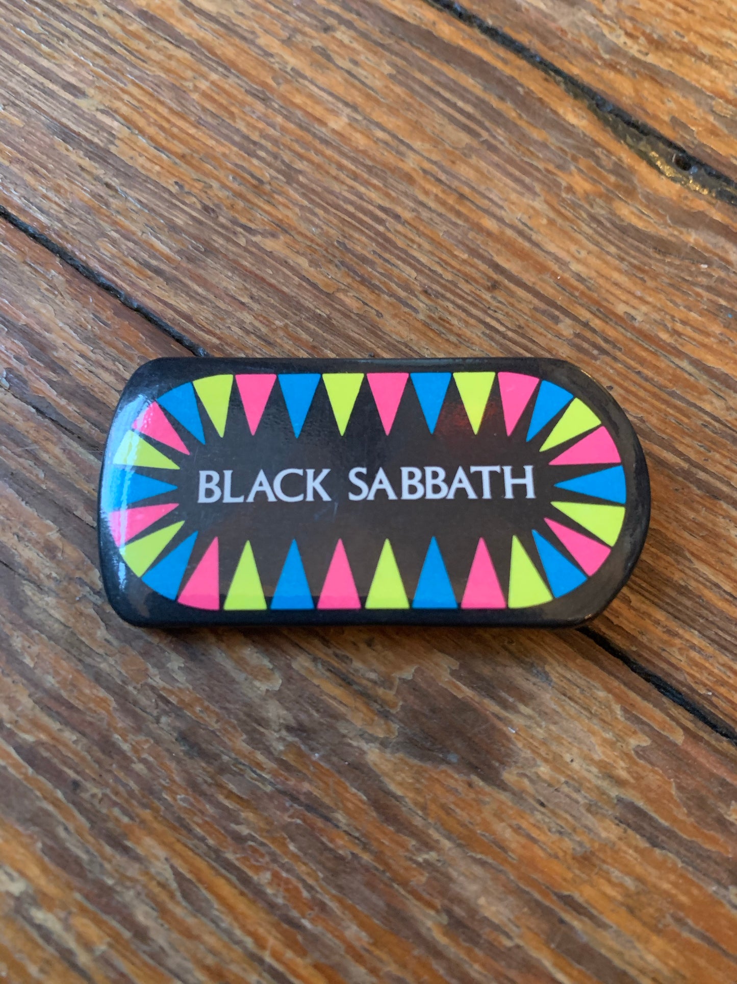 Vintage Black Sabbath Promo Pin