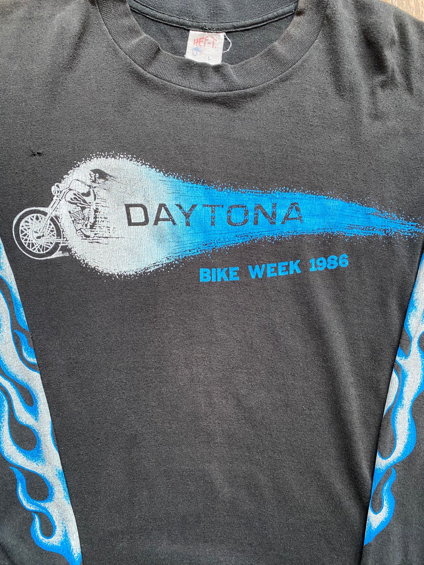 Vintage Daytona Bike Week 1986 Long Sleeve Shirt