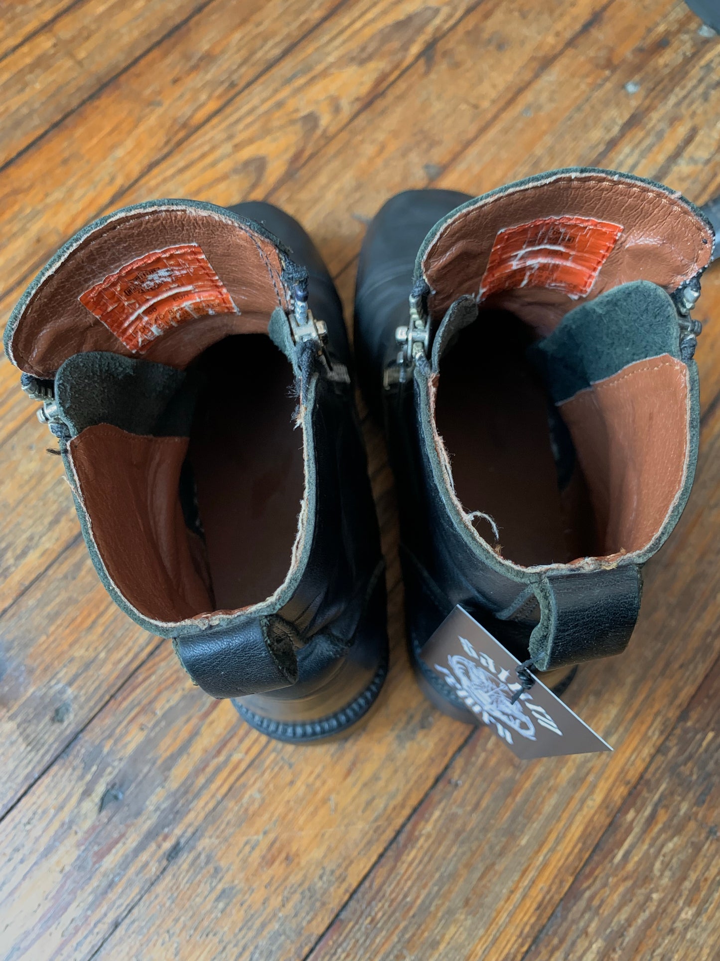 Vintage Harley-Davidson Double Zip 90’s Ankle Boots