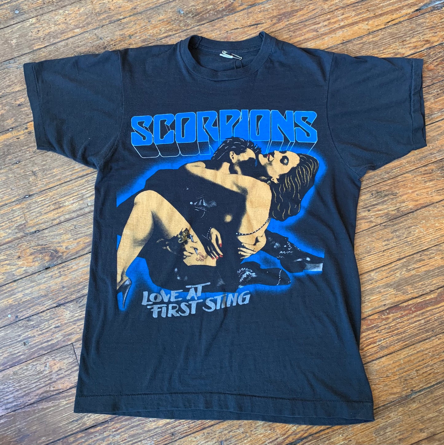 Vintage 1984 Scorpions Love At First Sting Tour T-Shirt