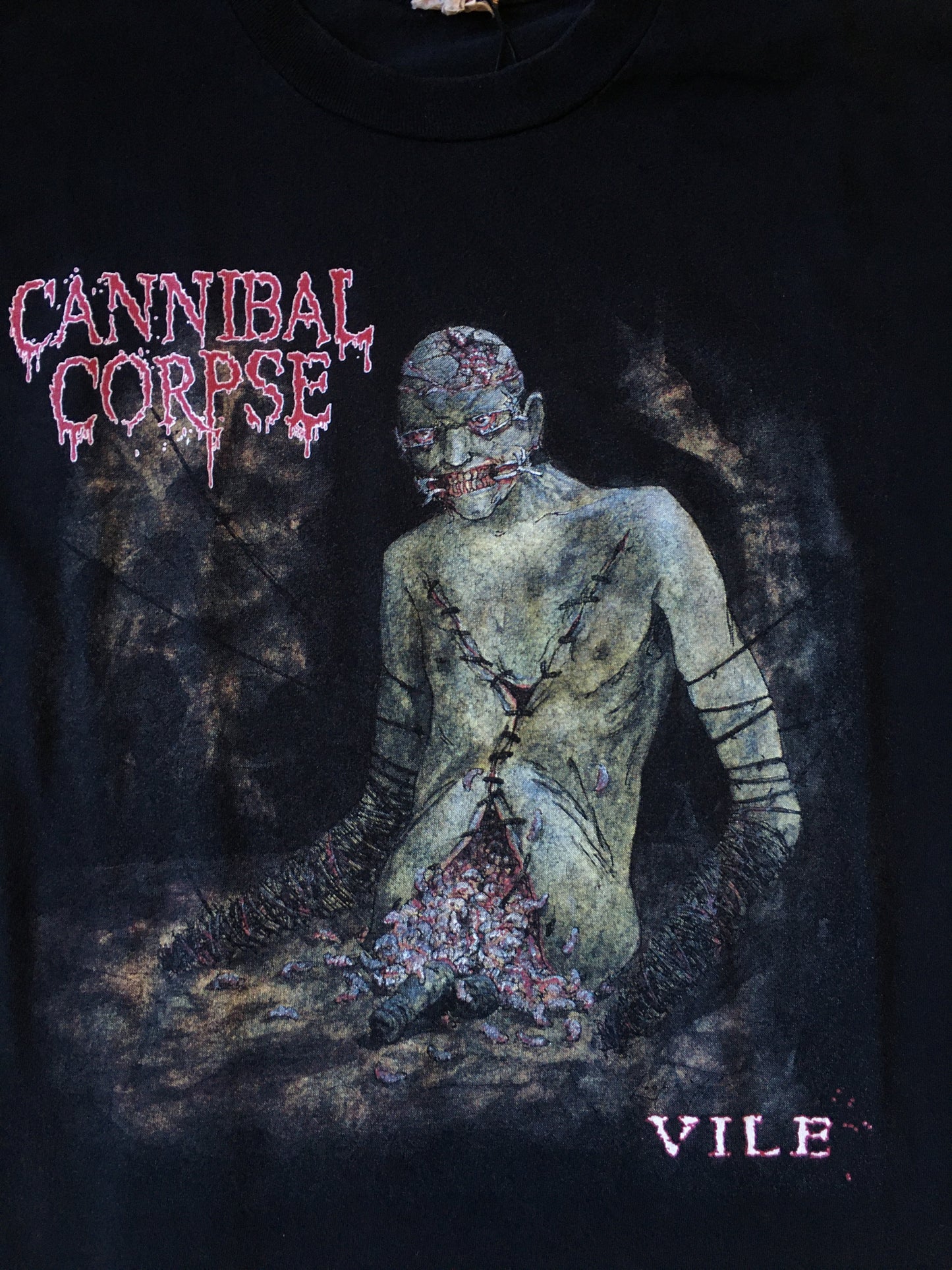 Vintage 1996 Cannibal Corpse Vile Monolith Of Death Tour T-Shirt