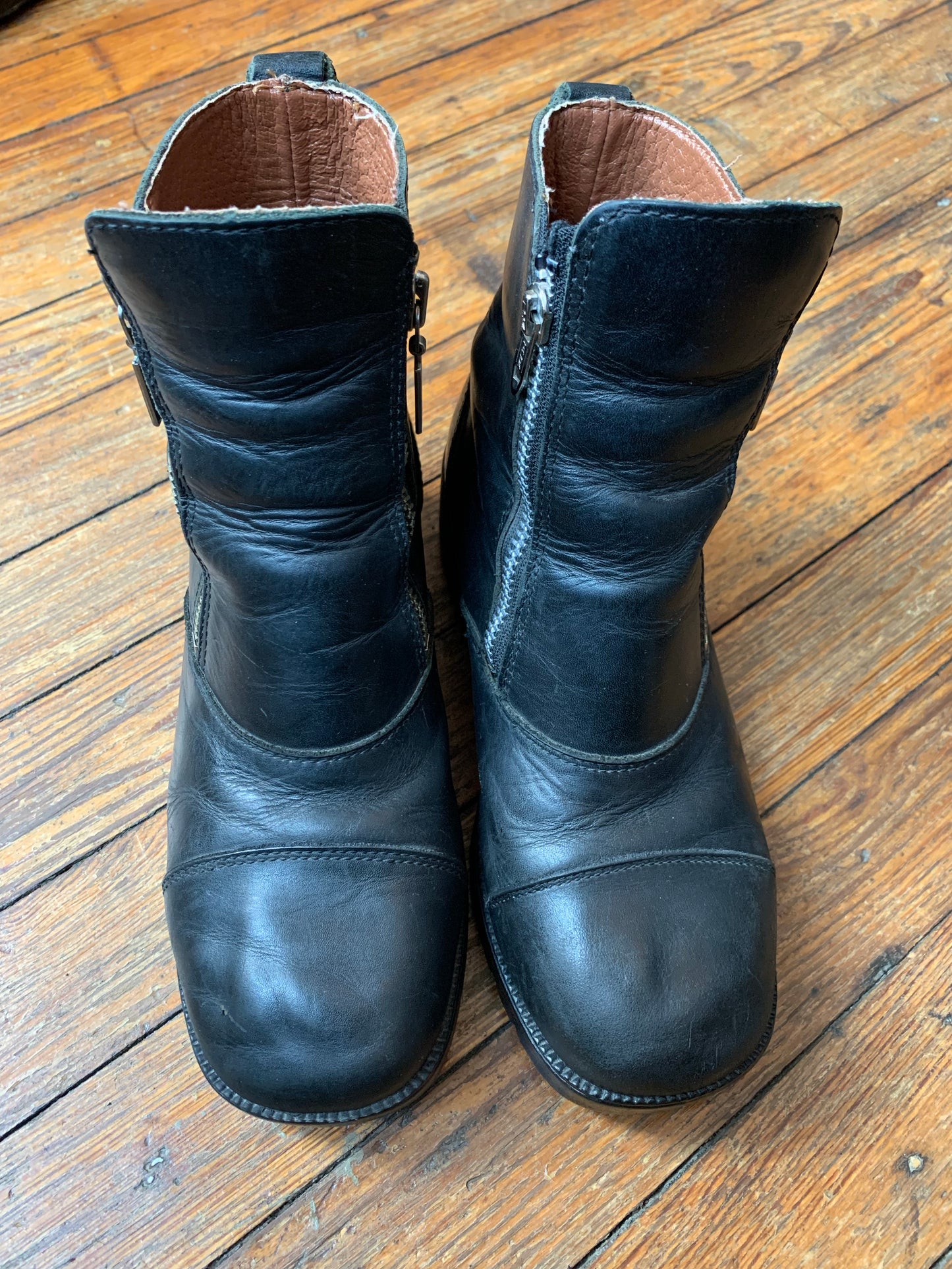 Vintage Harley-Davidson Double Zip 90’s Ankle Boots