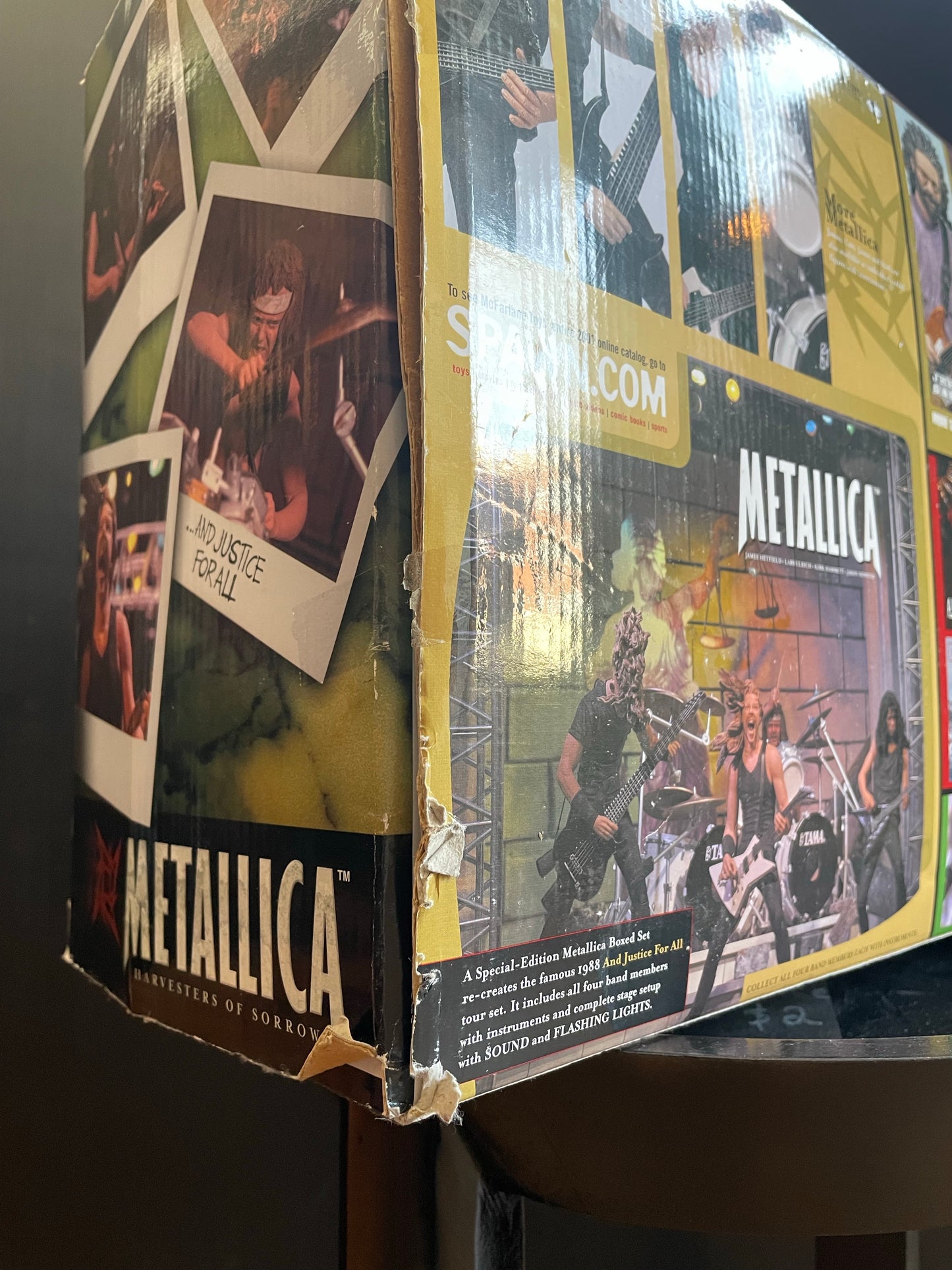 Vintage Metallica Harvester of Sorrow McFarlane Toys Full Band Box Set Figures