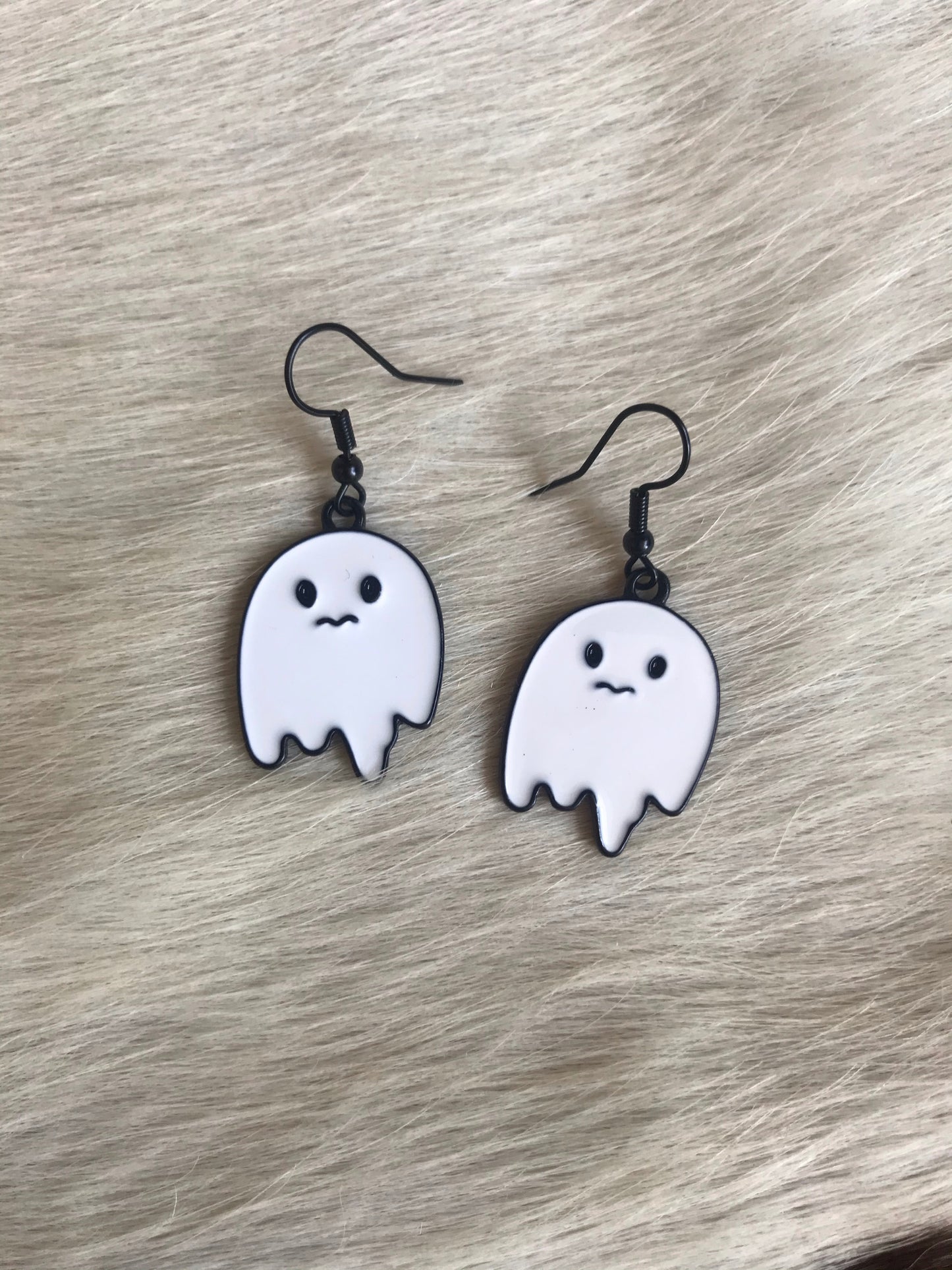 Cute Cranky Ghost Earrings