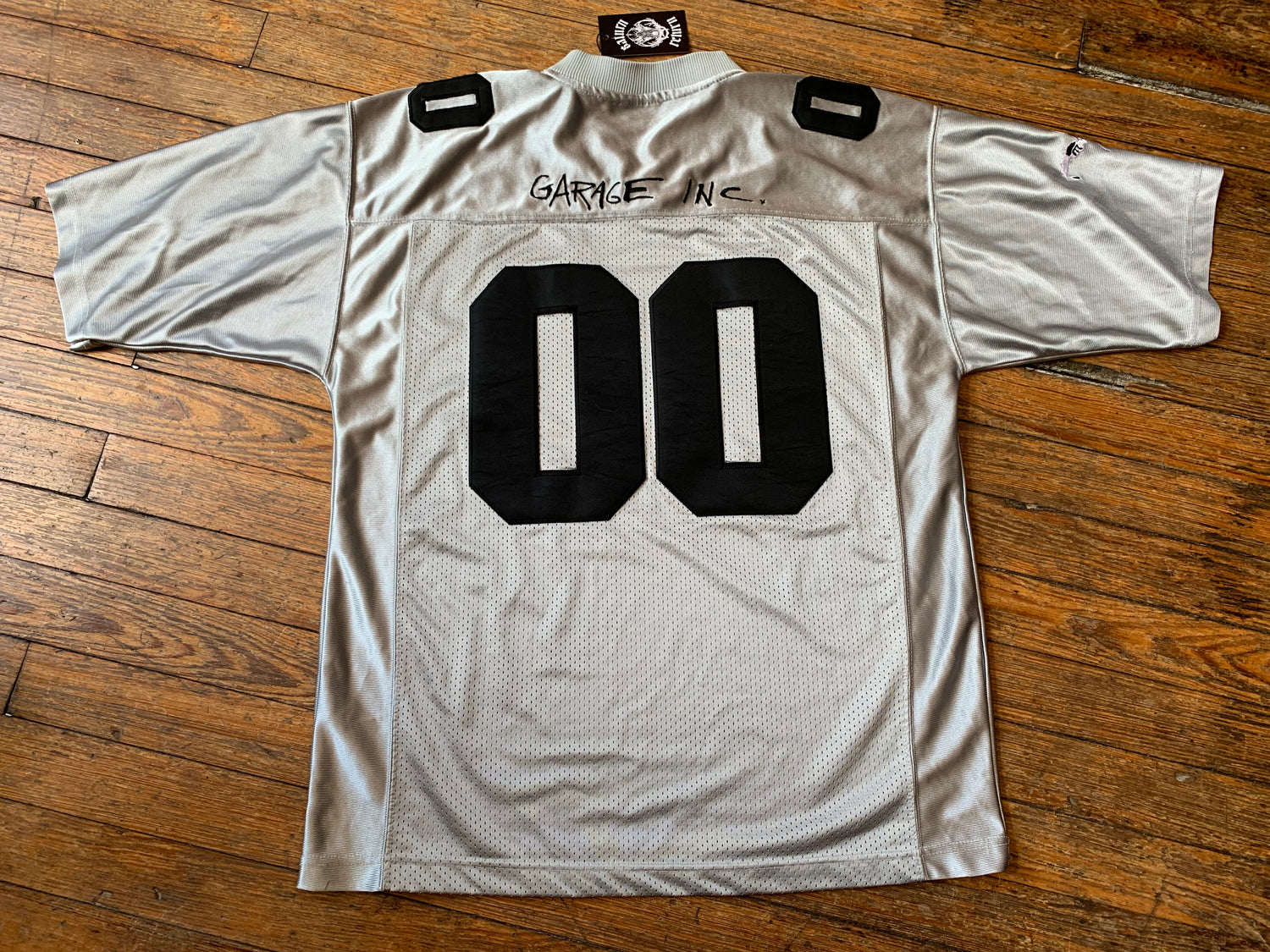 Vintage 1998 Metallica Garage Inc. Silver Football Jersey