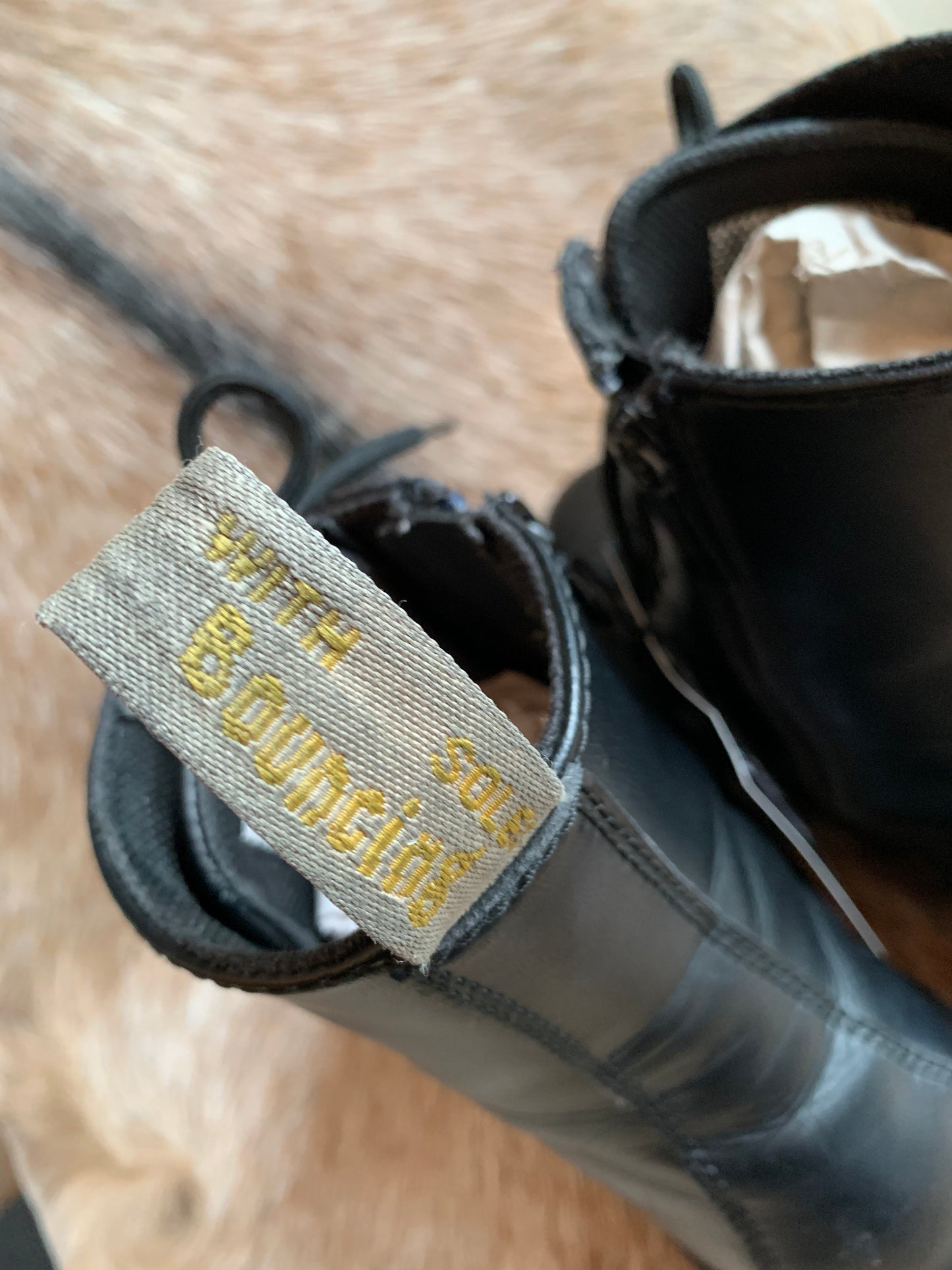 Doc Marten’s All Black Vegan Leather Jadon Lace-up Boots