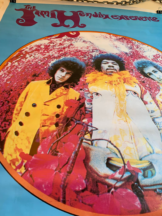 Large Vintage The Jimi Hendrix Experience ‘Are You Experienced’ Poster