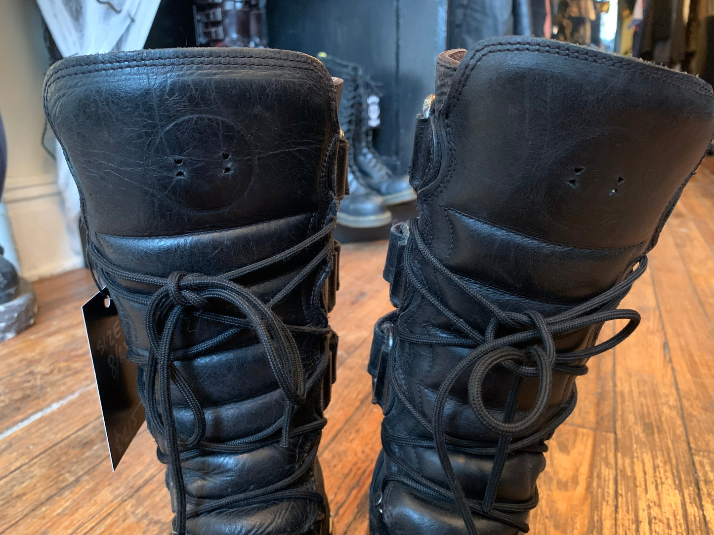 Pre-Loved New Rock Tall Reactor Velcro Boots