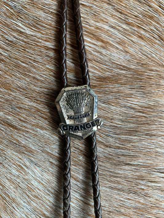 “California Granger” w/ Brown Cord Bolo