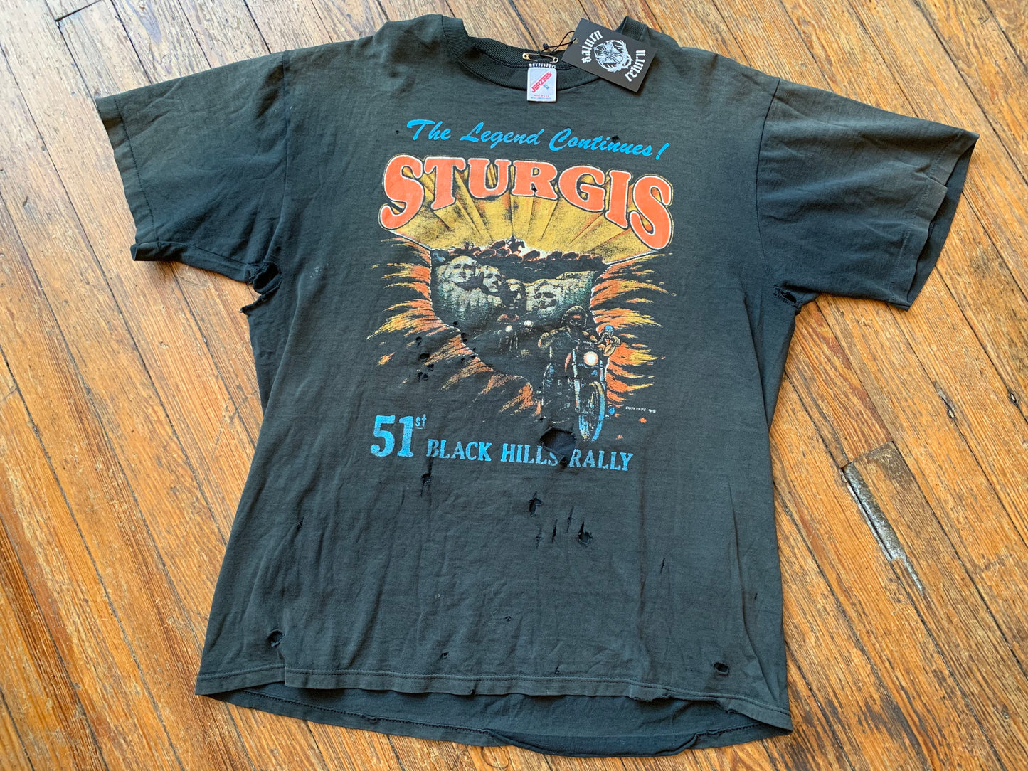 Vintage 1991 Sturgis 51st Black Hills Rally Tee