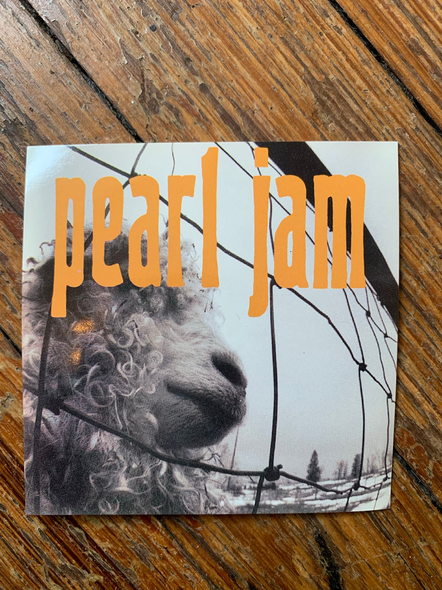 Vintage Deadstock 1993 Pearl Jam Vs. Sticker
