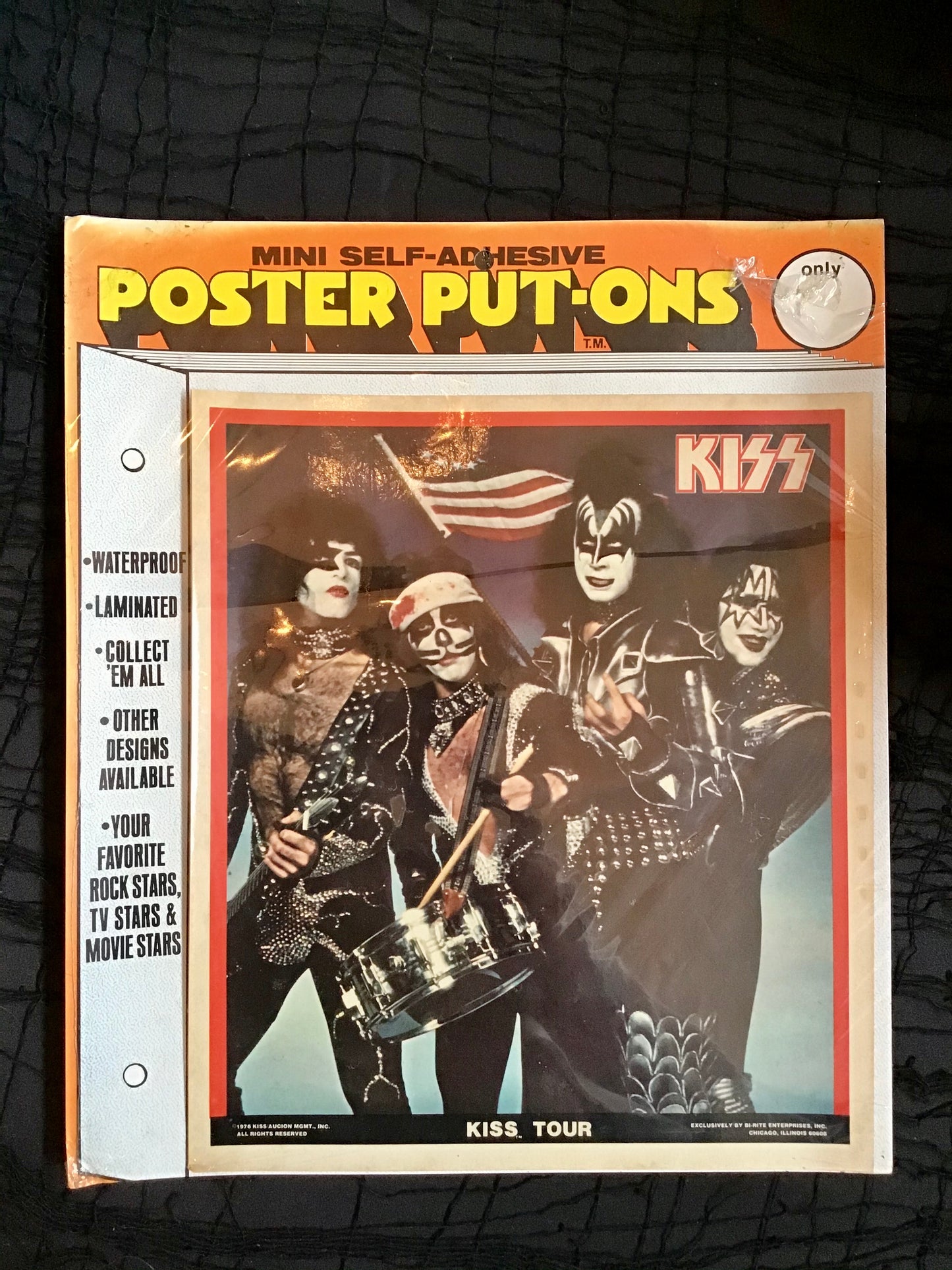 1976 KISS Tour “Poster Put-Ons” Stickers