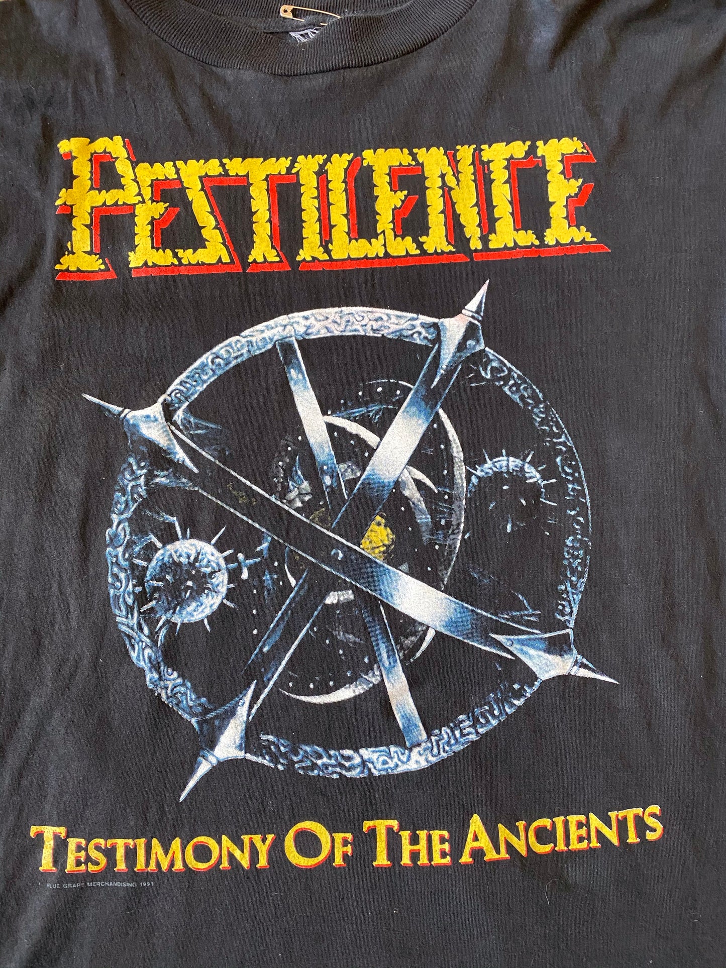 91/92 Pestilence Presence of the Pest Tour Shirt