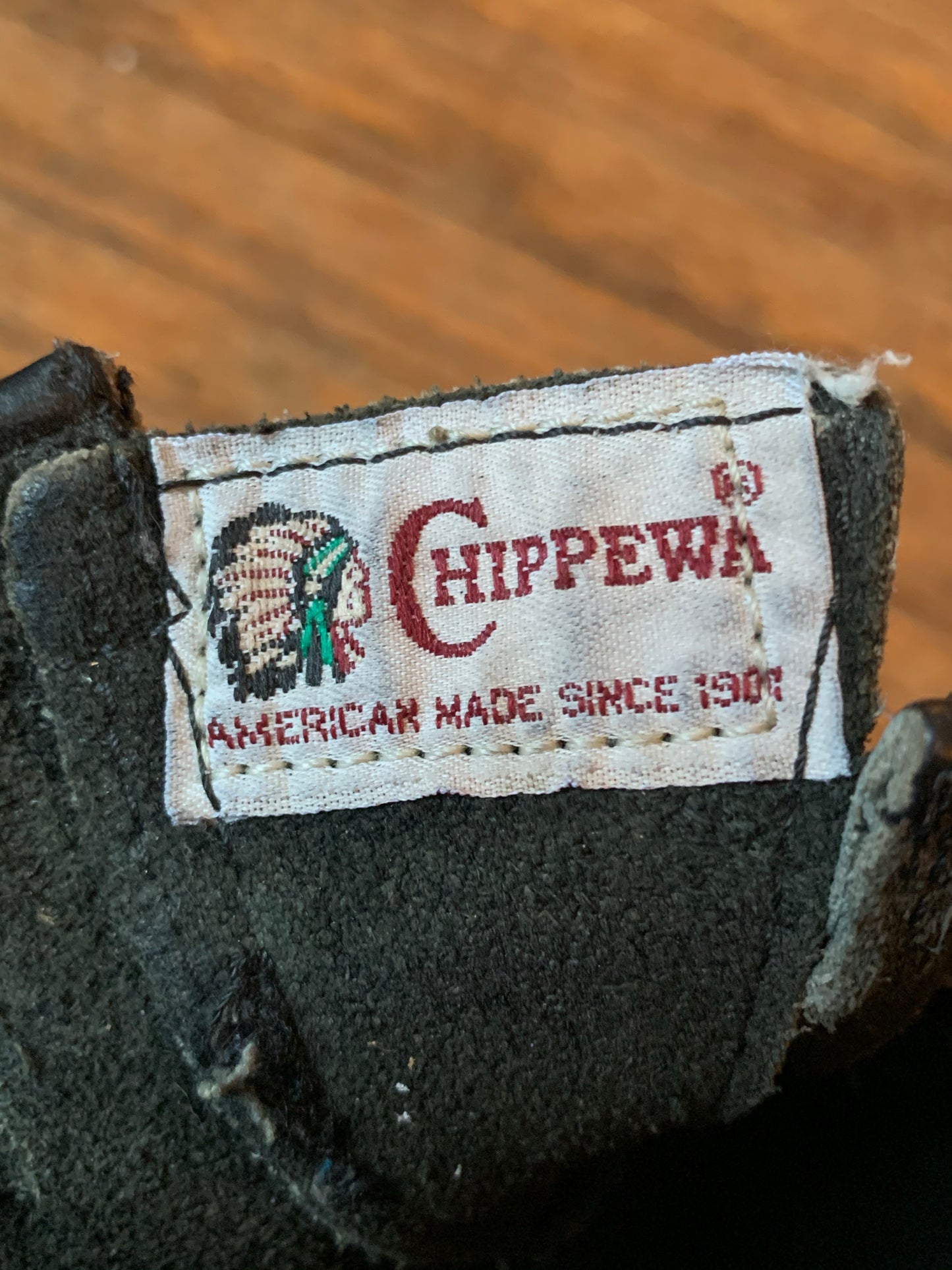 Chippewa Black Leather Steel Toe Engineer Boots