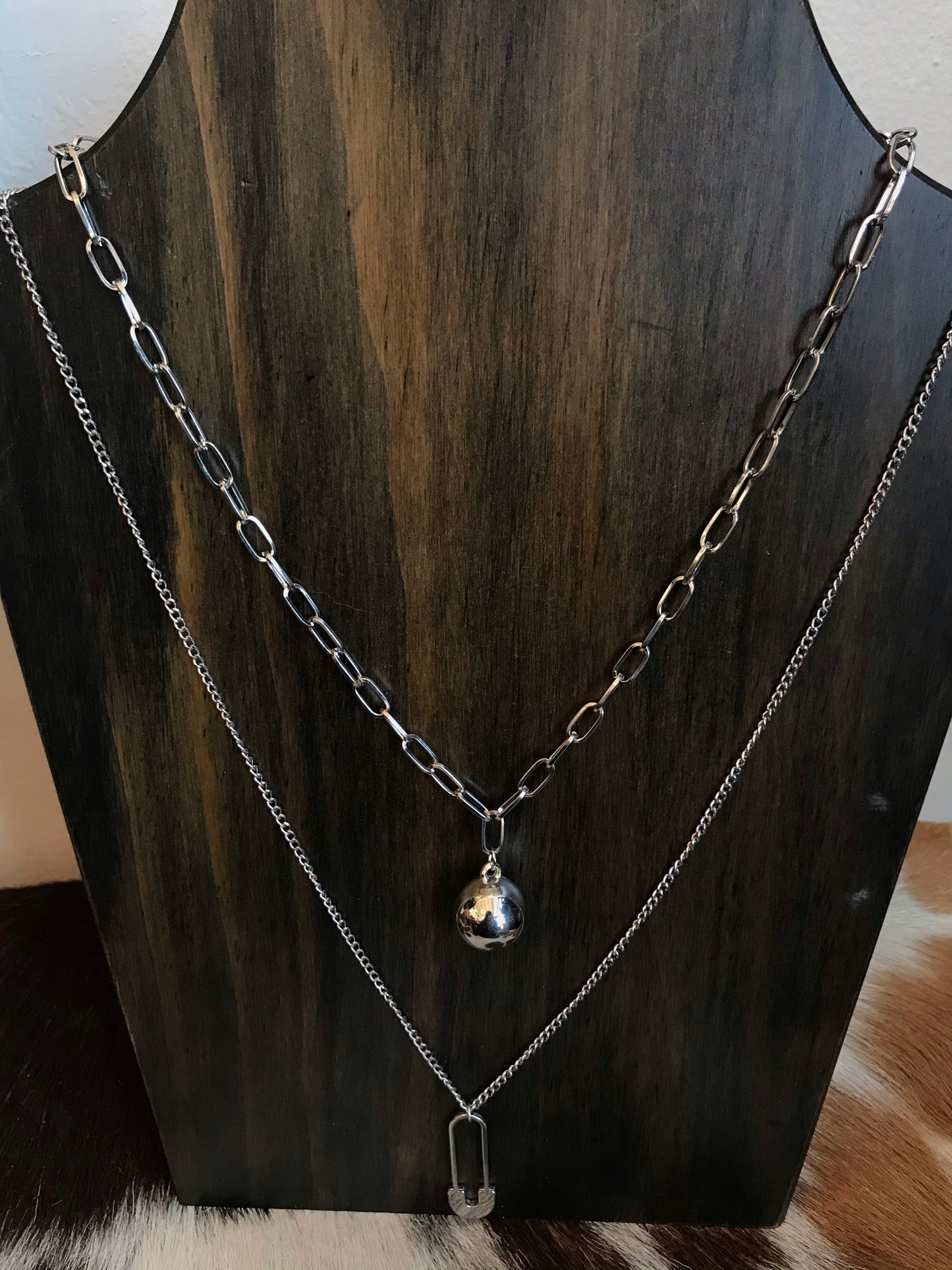 Layered Modern Long Necklace