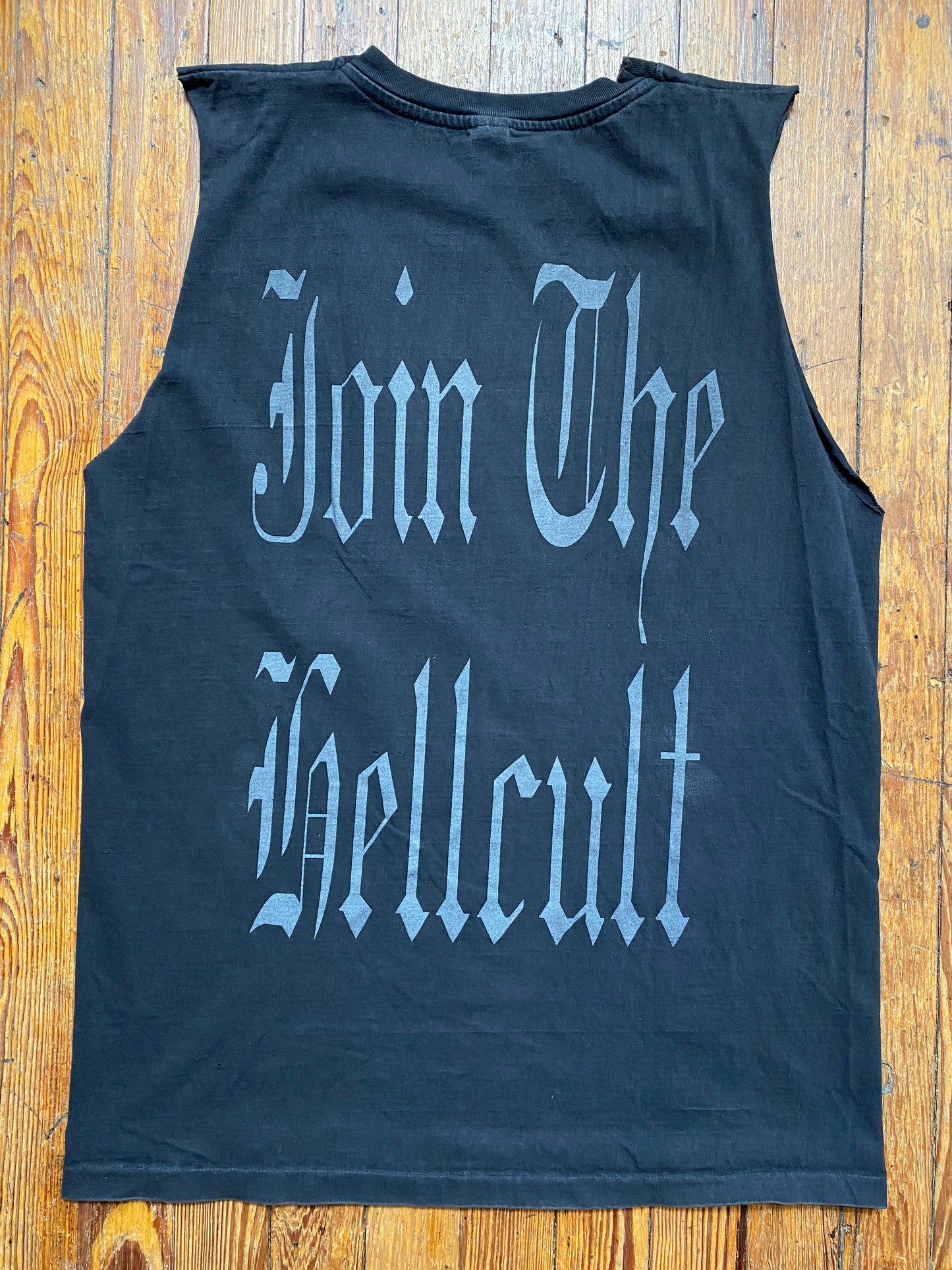 Bewitched “Join the Hellcult” Cut Off Shirt
