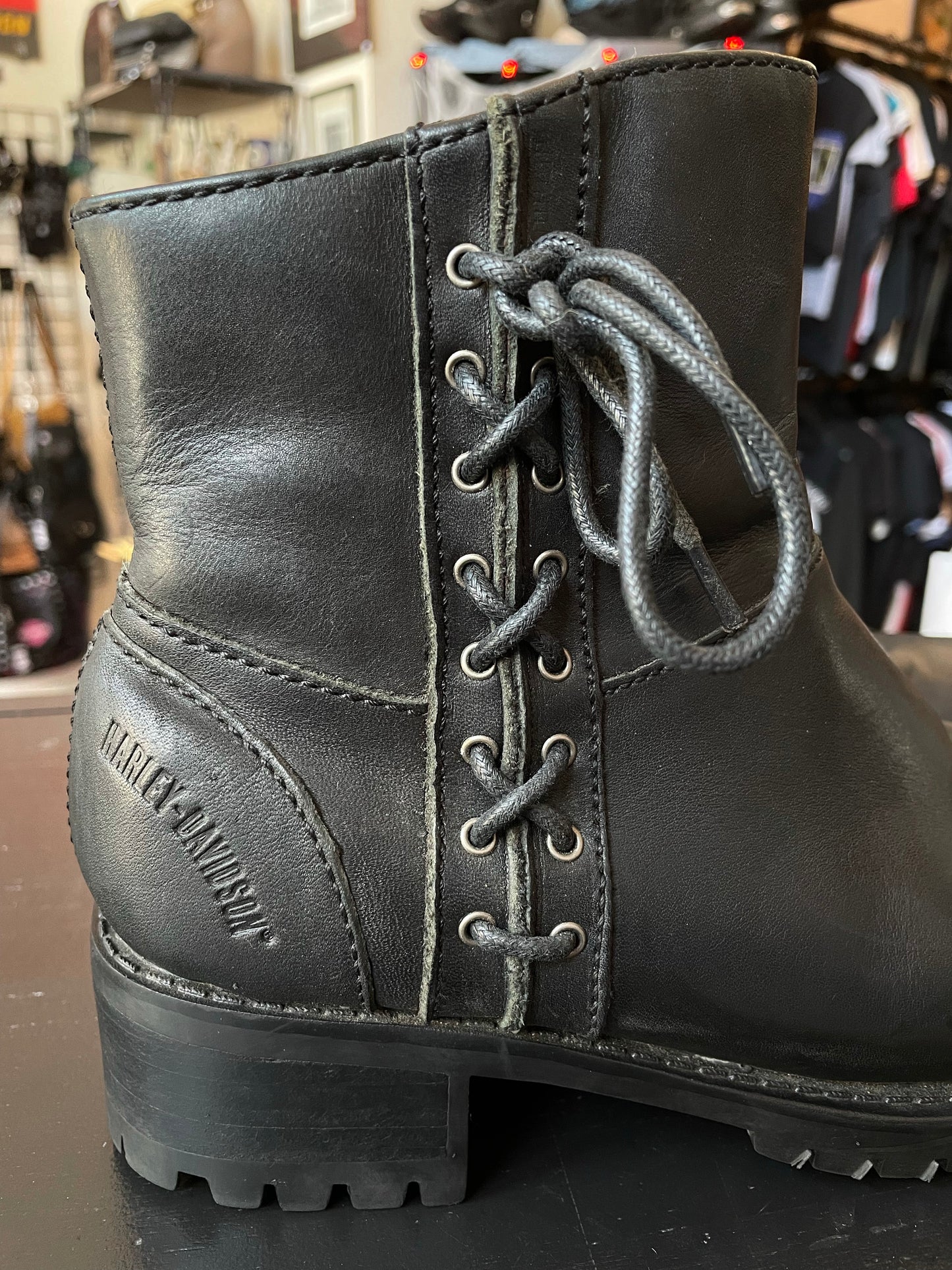 Harley-Davidson Short Lace-Up Ankle Boots