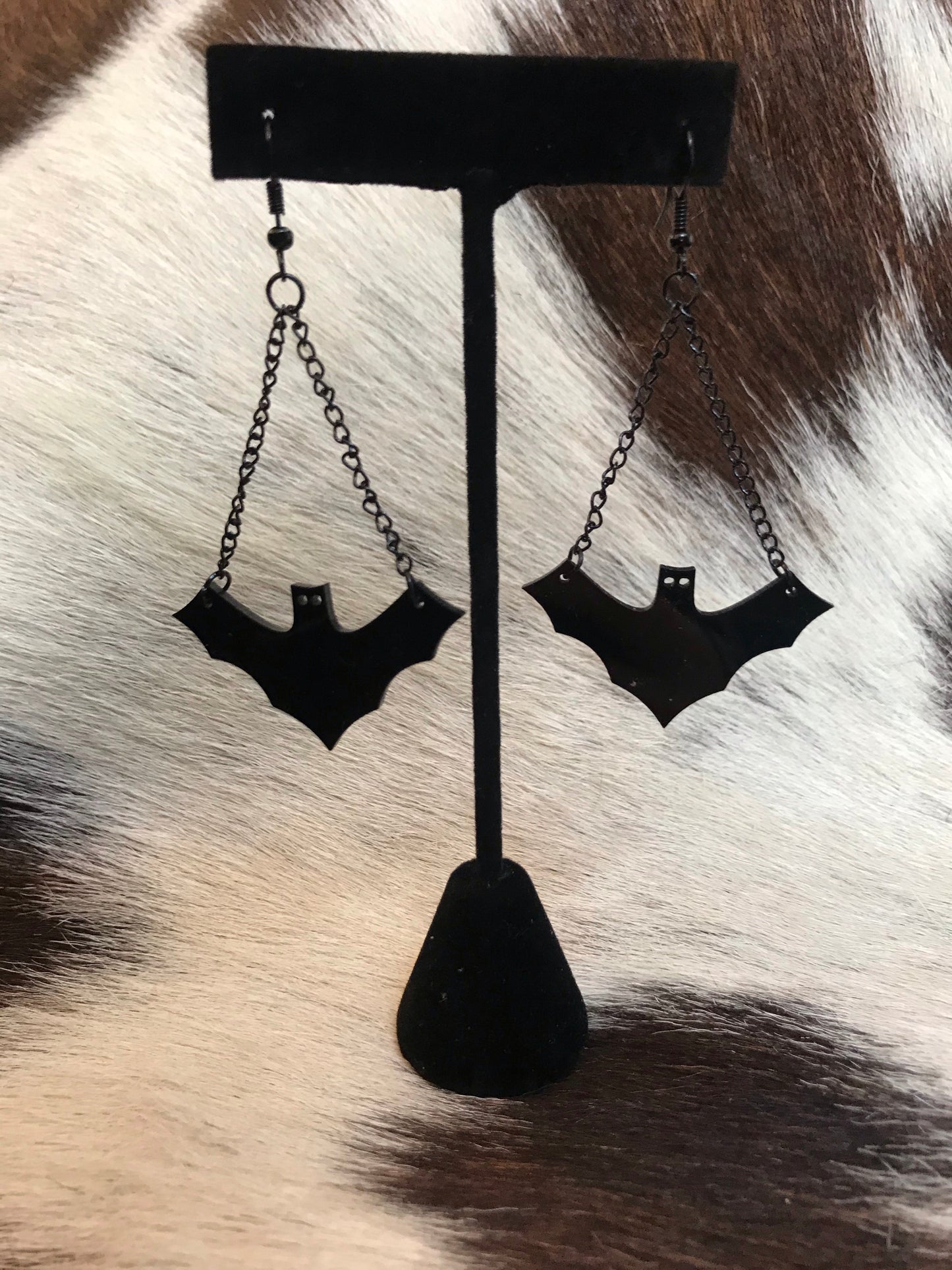 Bat Outta Hell Dangle Earrings