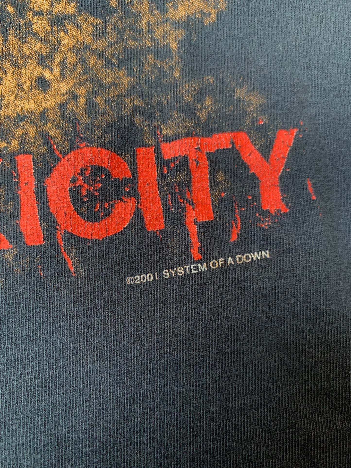 Vintage 2001 System of a Down Toxicity T-Shirt