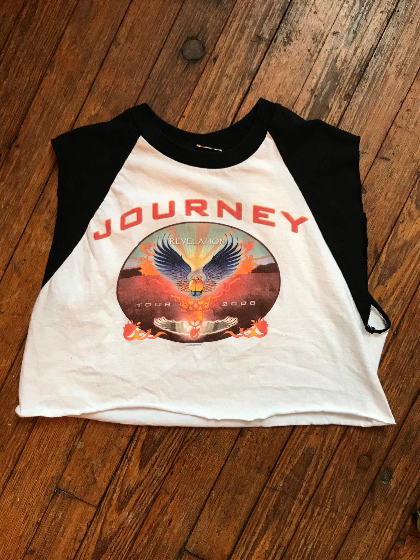 Journey 2008 Cropped Tour Shirt