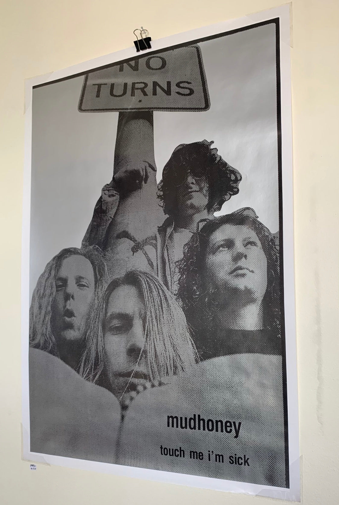 Vintage Rare 1988 Mudhoney Touch Me I’m Sick Promo Poster