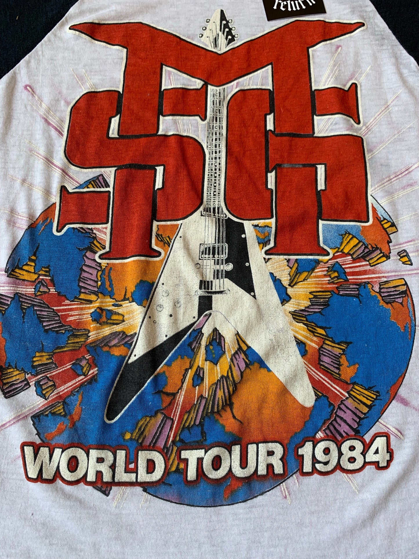 Vintage 1984 Michael Schenker Group Tour Raglan