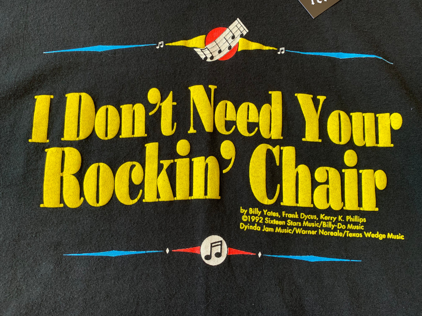 “I Don’t Need Your Rockin’ Chair” George Jones Opry Land Tee