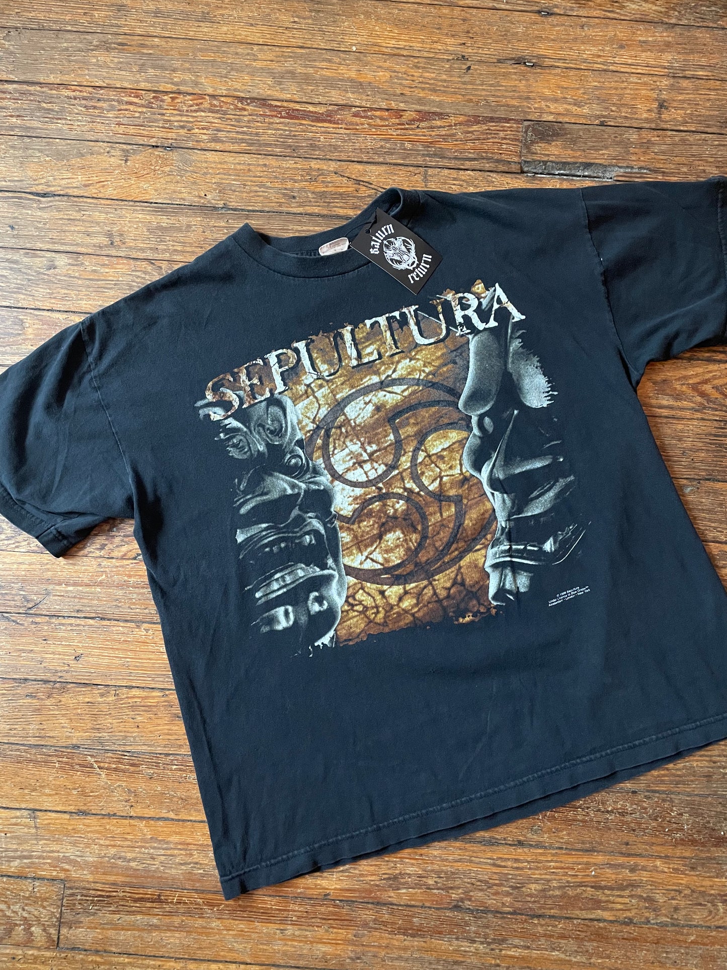 Vintage 1998 Sepultura Against T-Shirt