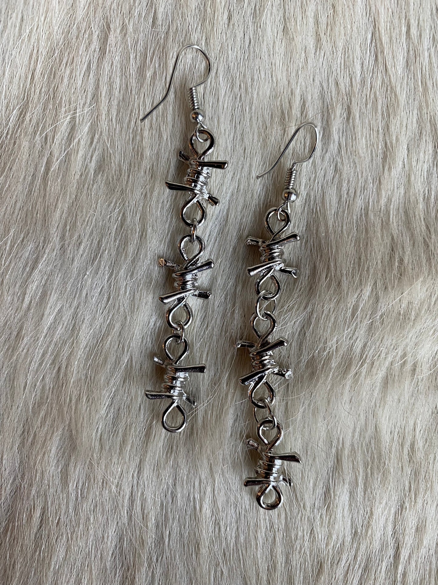 Barbed Wire Dandle Earrings