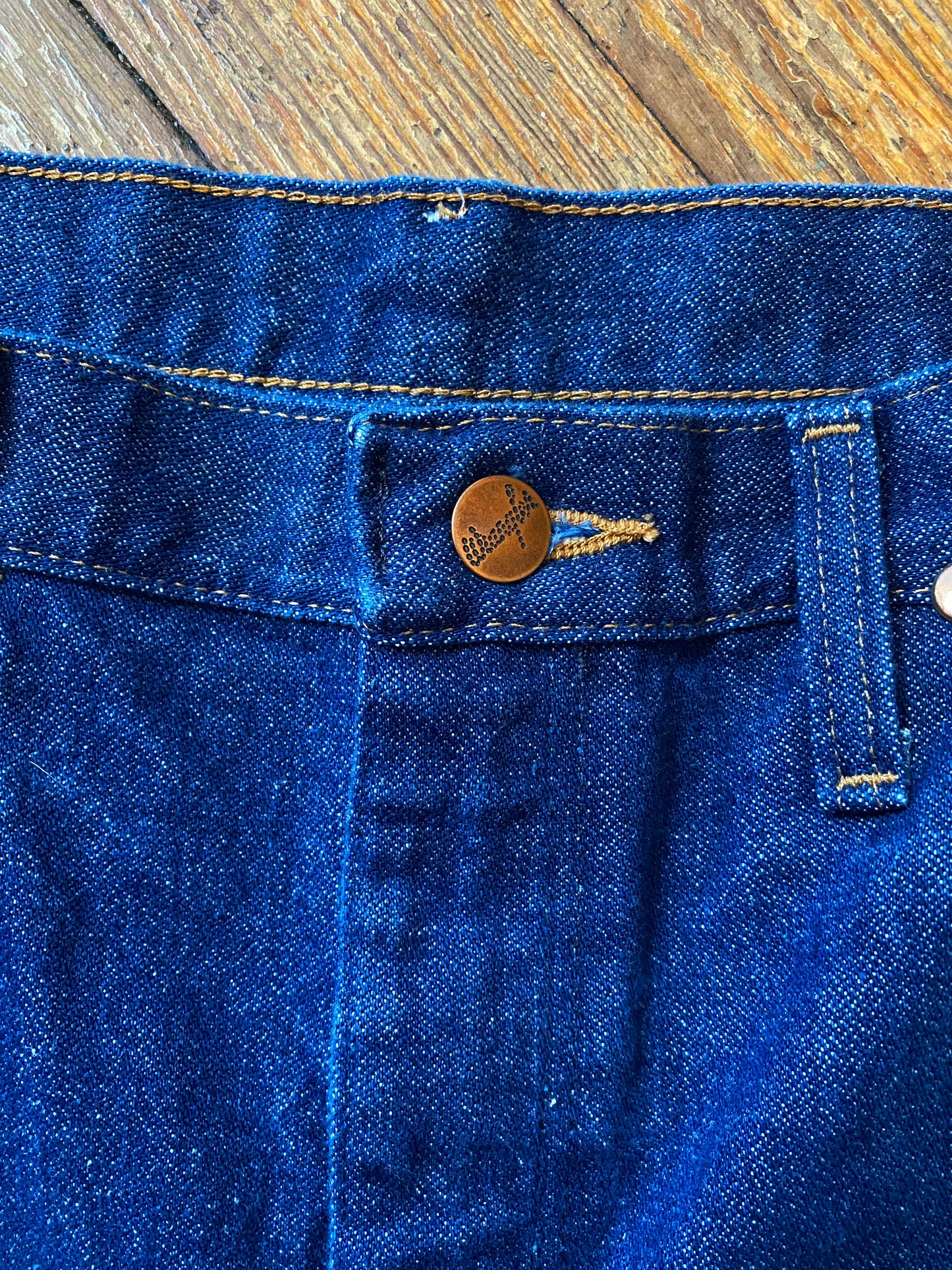 Vintage Wrangler Dark Indigo Wash Cowboy Cut 936 Slim Fit Mens Jeans