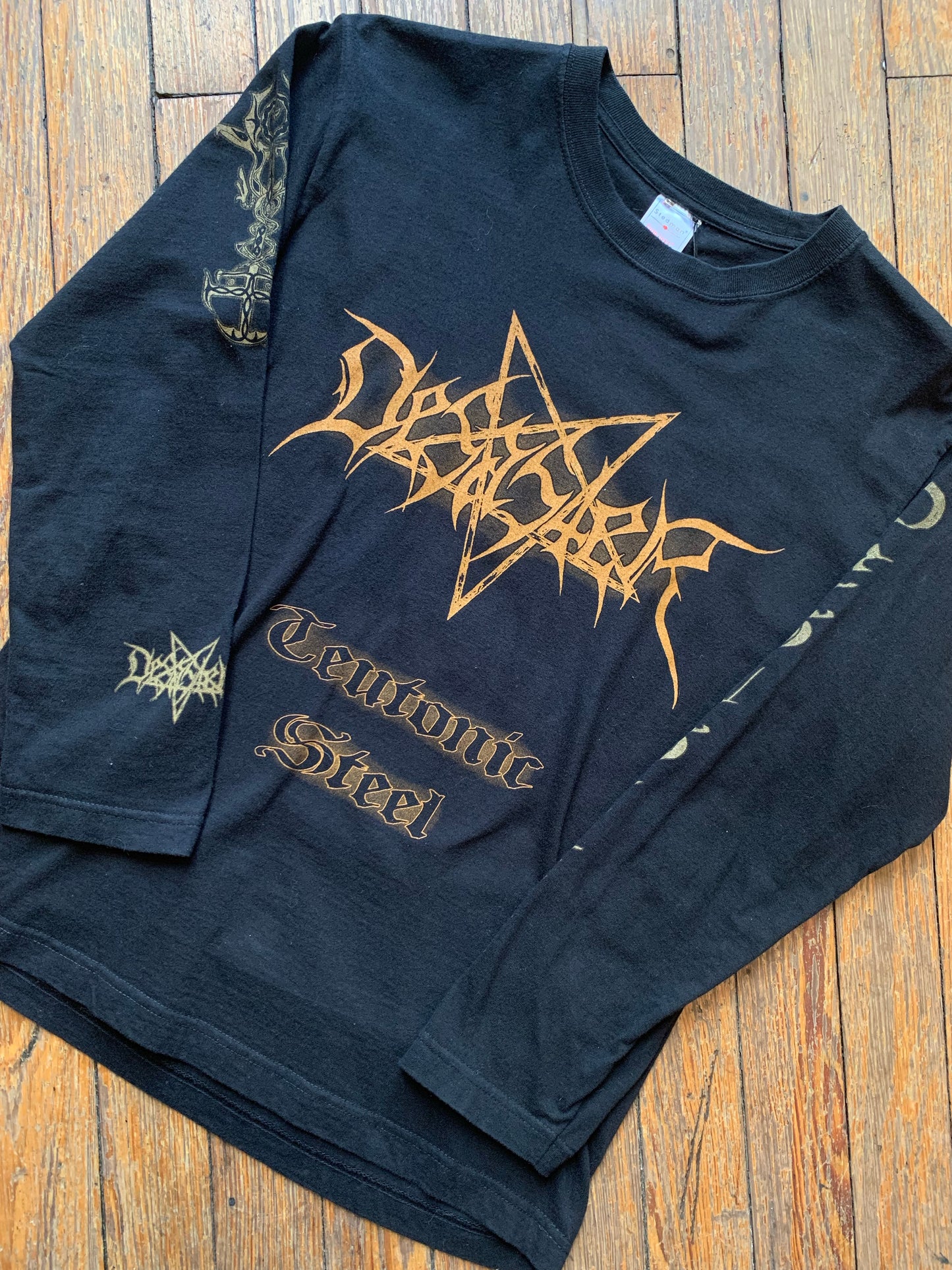 Vintage Desaster Teutonic Steel Hellfire’s Dominion Long Sleeve T-Shirt