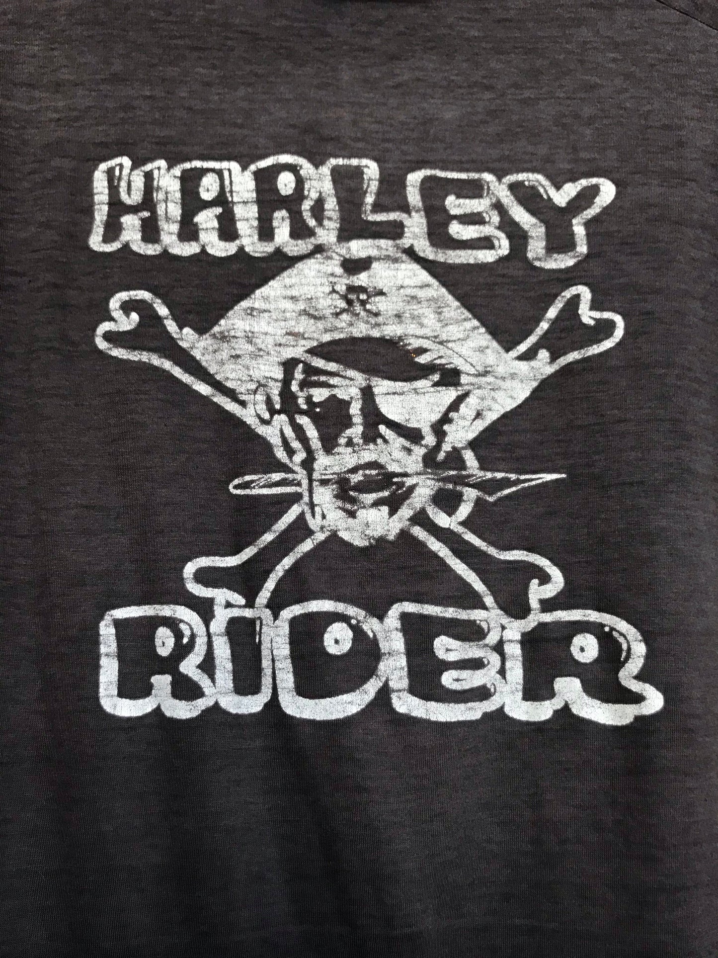 Vintage Pirate Harley Rider Long Sleeve Tee